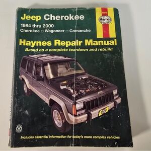 Haynes Jeep Cherokee 1984-2000 Repair Manual 50010 Wagoneer Comanche